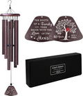 Coolertaste 25th Anniversary Wedding Gifts, Unique 25th Anniversary 32 Wind Chimes for Couple, Silver 25 Years of Marriage Gift Ideas for Wife Husband, Silver Wedding Gifts for Parents