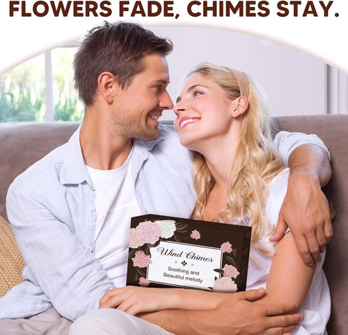 25th Anniversary Wedding Gifts, 32 Wind Chimes for Outside | 25th Anniversary Romantic Gifts for Couple Wife Husband Parents, 25th Sliver Anniversary Decorations Keepsake Gifts Ideas