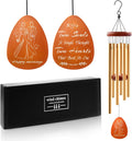 Anniversary Wind Chimes, 50th Valentines Day for Couples Parents Mom Dad | 25 Anniversary Wind Chimes, Romantic Gifts Decorations for Garden Home Outdoors, Marriage Keepsake Gift Ideas