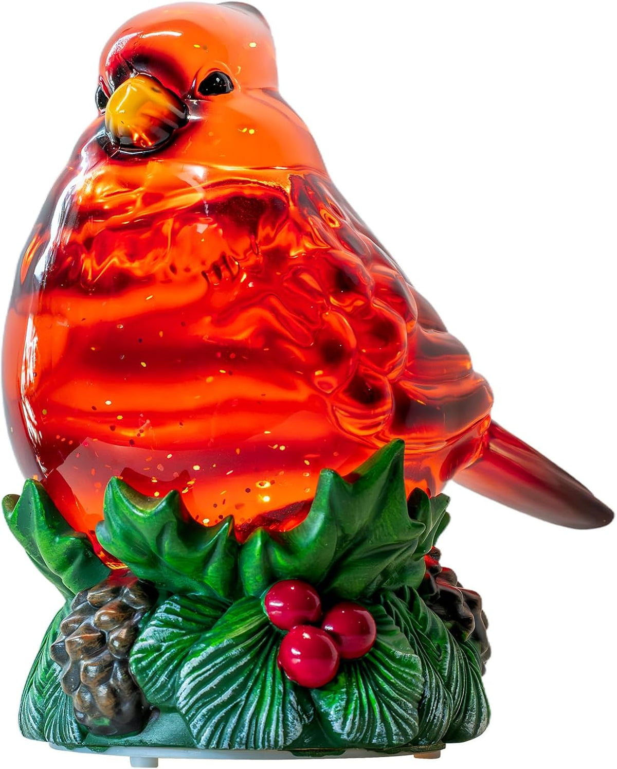 Fall Harvest Snow Globe Lantern, Lighted Autumn Pumpkin Snow Globe with Sunflowers, Scarecrow & Fence, Vintage Tabletop Thanksgiving Decor for Home, Living Room, Mantel, Farmhouse