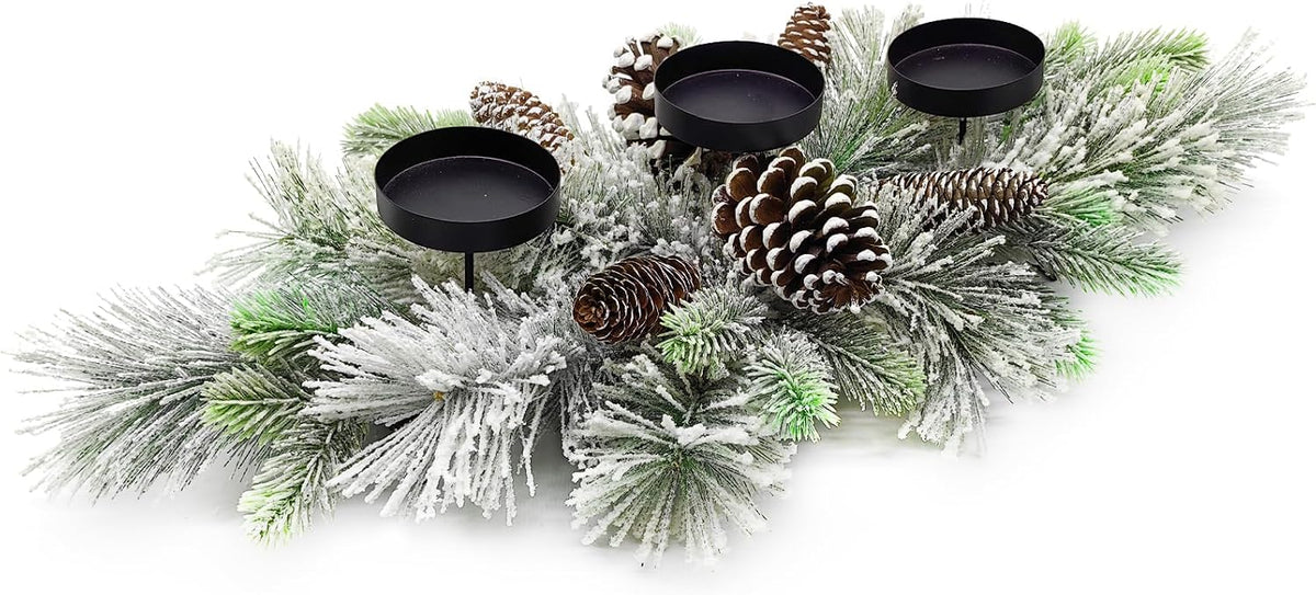 Fall Centerpieces for Table, Lighted LED Sparkle Pumpkins Battery Operated with Timer for Thanksgiving Autumn Harvest Dining Table Decorations 28’’ L