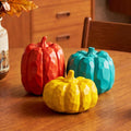 AceOrbit 3pcs Fall Pumpkin Decor Modern Fall Decor Resin Pumpkins | Fall Pumpkins for Decorating, Mid Century Modern Decor, Fall Centerpiece, Thanksgiving Home Table, Shelf, Mantel Decorations