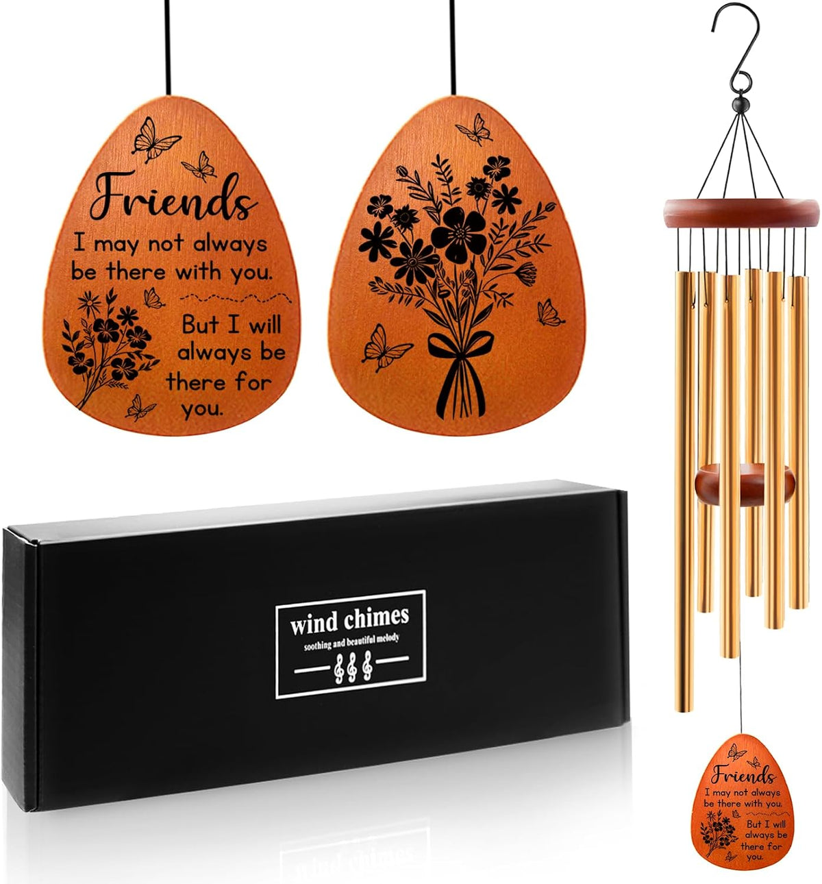 Anniversary Wind Chimes, 50th Valentines Day for Couples Parents Mom Dad | 25 Anniversary Wind Chimes, Romantic Gifts Decorations for Garden Home Outdoors, Marriage Keepsake Gift Ideas