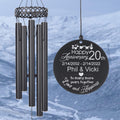 Anniversary Wind Chime for Husband & Wife, Wedding Day Gift for Husband from Wifey, Men Women Anniversary Couple Wedding Day Wife, Married Anniversaries 1st to 5th 10th 15th 25th 35th 45th 50th 55th