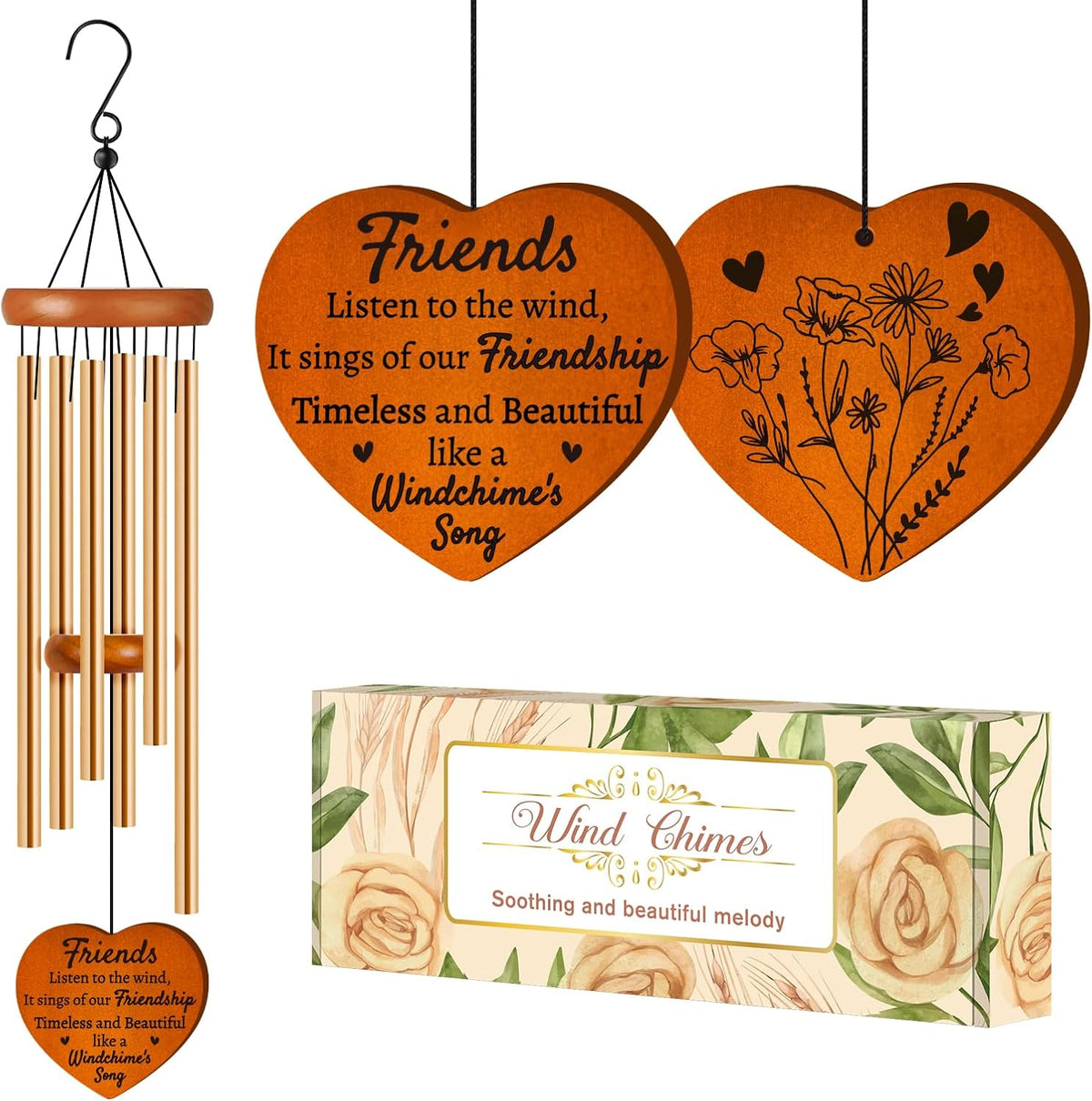 Cardinal Gifts for Girlfriend Her Wife, Wedding Wind Chimes, Romantic Love Marriage Anniversary Decoration Keepsake, Birthday Gifts for Lover Girlfriend Her Wife