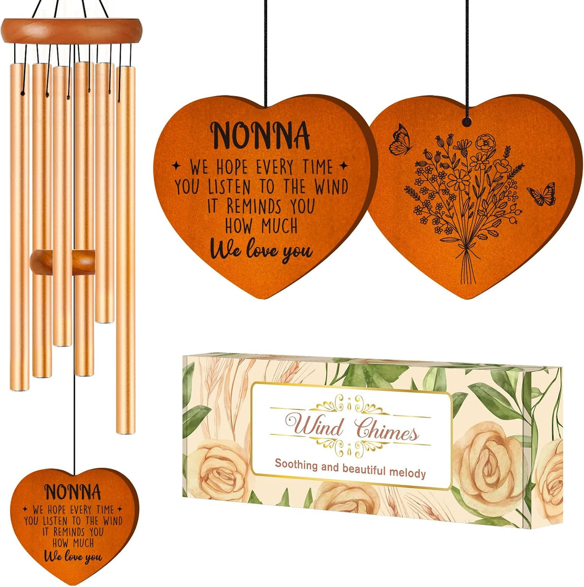 Cardinal Gifts for Girlfriend Her Wife, Wedding Wind Chimes, Romantic Love Marriage Anniversary Decoration Keepsake, Birthday Gifts for Lover Girlfriend Her Wife