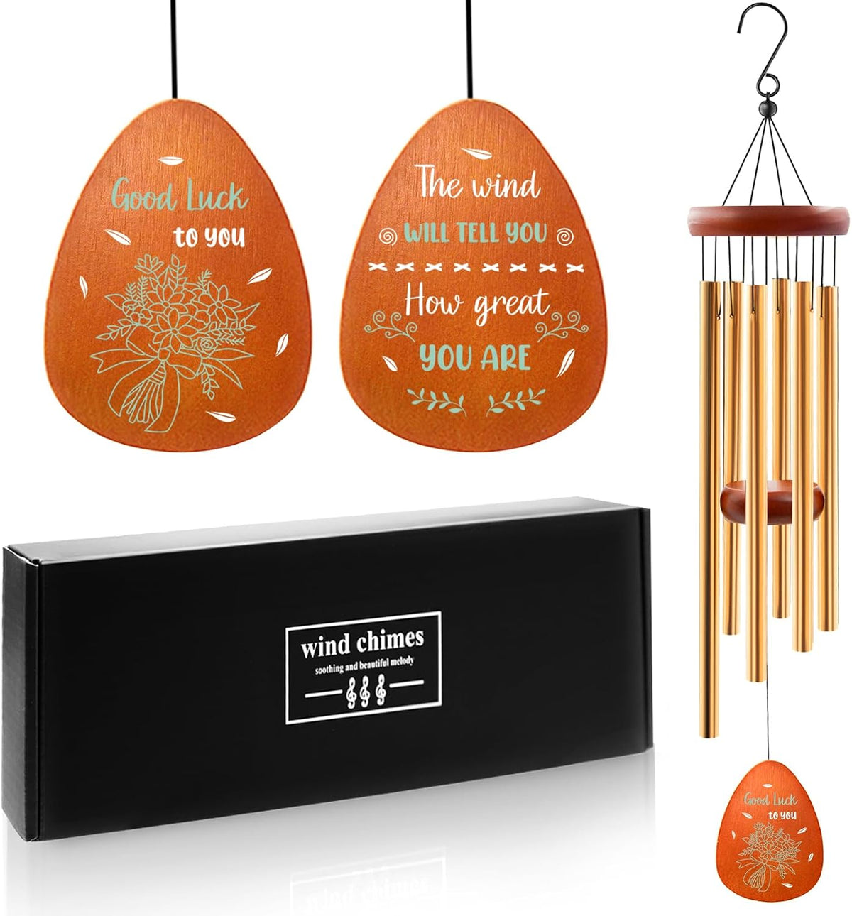 Anniversary Wind Chimes, 50th Valentines Day for Couples Parents Mom Dad | 25 Anniversary Wind Chimes, Romantic Gifts Decorations for Garden Home Outdoors, Marriage Keepsake Gift Ideas