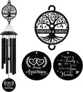 Anniversary Wind Chimes Gift for Couple,Women,37 Anniversary Wind Chimes | Happy Anniversary Decorations,Wedding Romantic Gift for Couple Parents Friends Women Men