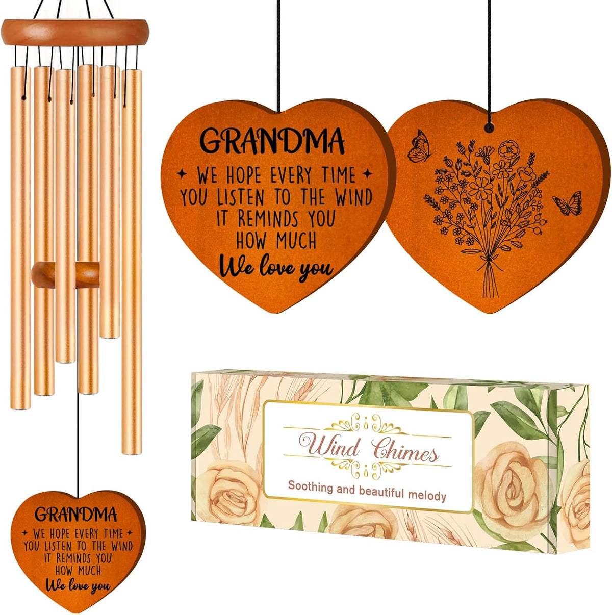 Cardinal Gifts for Girlfriend Her Wife, Wedding Wind Chimes, Romantic Love Marriage Anniversary Decoration Keepsake, Birthday Gifts for Lover Girlfriend Her Wife