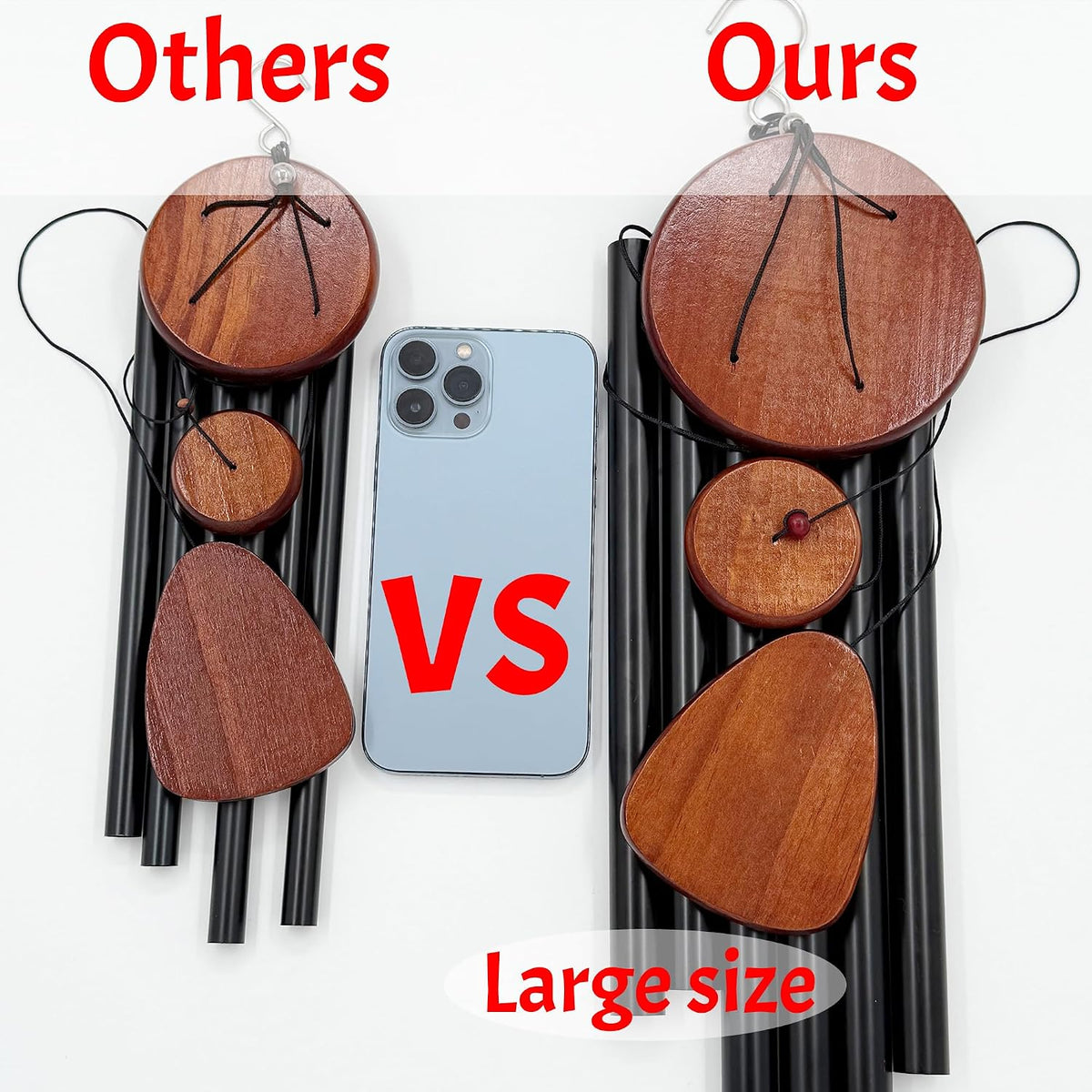 1st Anniversary Wind Chime, Happy 1st Anniversary Decorations for Couples, Parents, Husband, Wife, Friends - 1 Year of Wedding Marriage Gift for Him