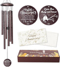 Anniversary Wind Chimes Gifts for Men Women, Happy Anniversary Decorations, 25 Wind Chimes Romantic Gift for Couple, Parents, Wife, Husband, Friends (Mr & Mrs