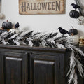 DecorbyHannah 6ft Neutral Fall Pampas Grass Garland for Mantle with Lights | Pre-Lit Light Up Artificial Faux Thanksgiving Garland with Pine Branch Berry for Stair Indoor Home Table Fireplace Decoration